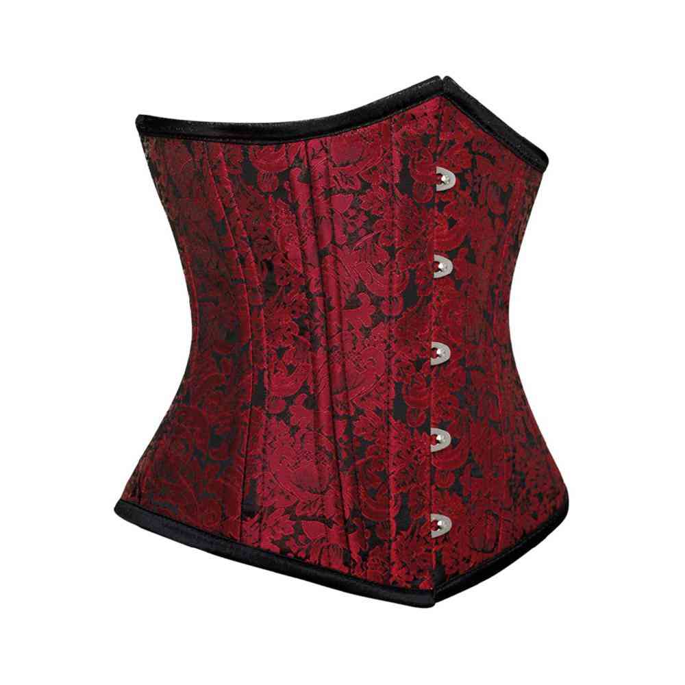 Attitude Corsets - Ohaia Underbust corset - Red/Black